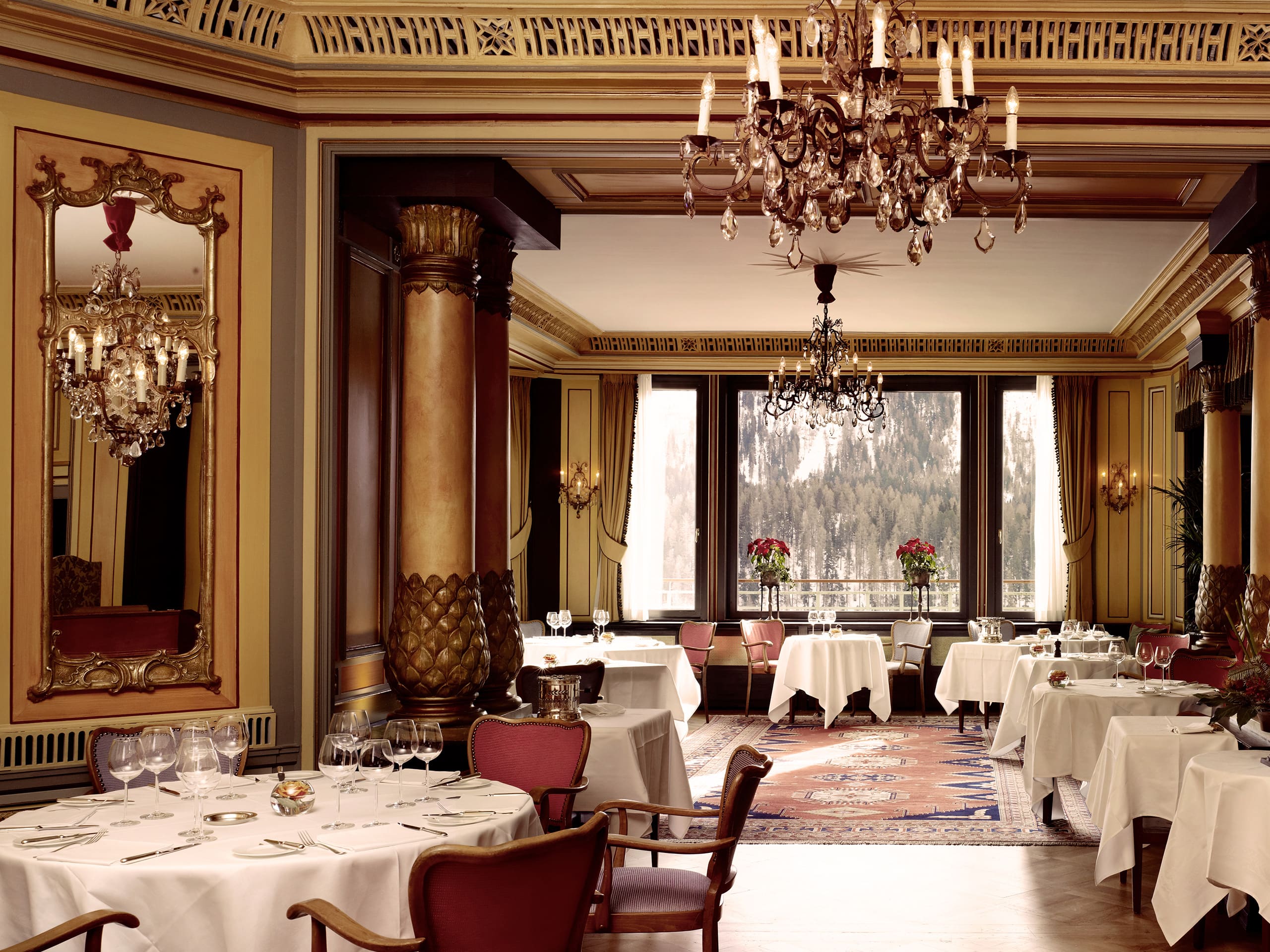 Badrutts Palace Food And Beverage Restaurants Le Relais Venue Winter