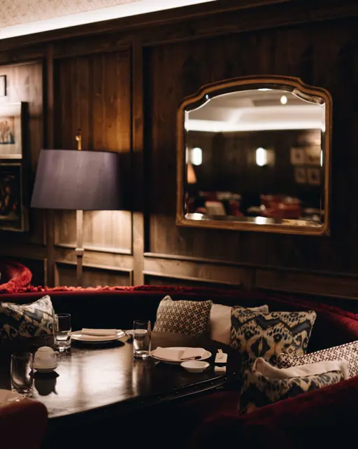 Badrutts Palace Food And Beverage Restaurants La Coupole Matsuhisa Interior 2