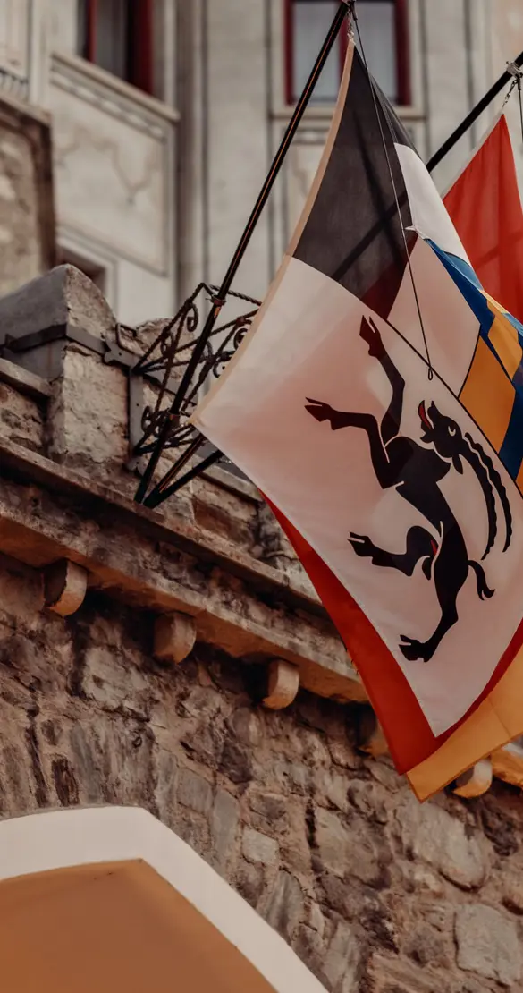 Badrutts Palace Meet And Celebrate Meetings And Incentives Entrance Flags