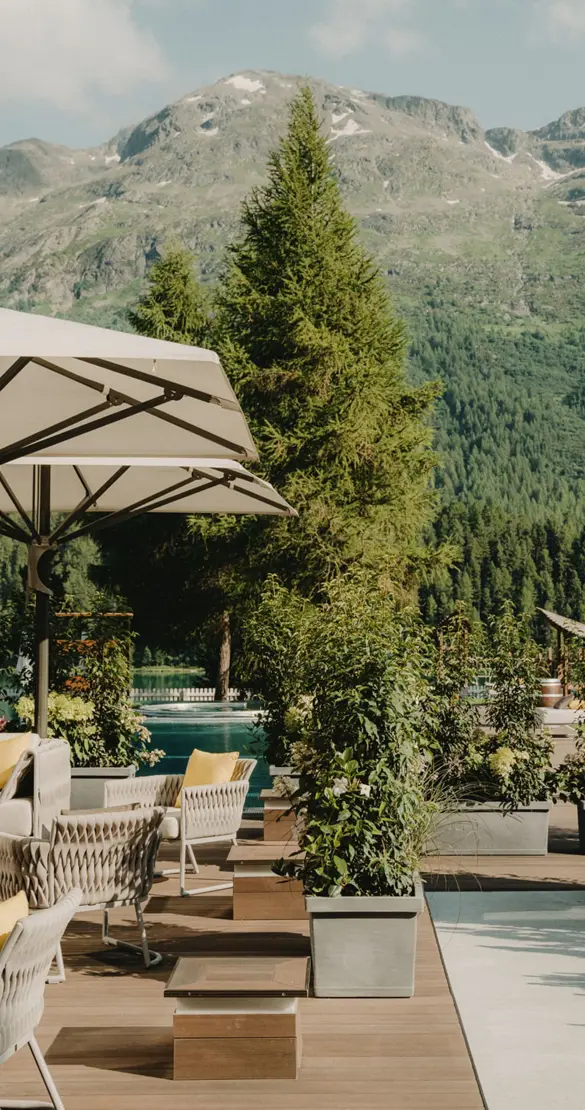 Badrutts Palace Food And Beverage Restaurants La Diala Terrace Summer