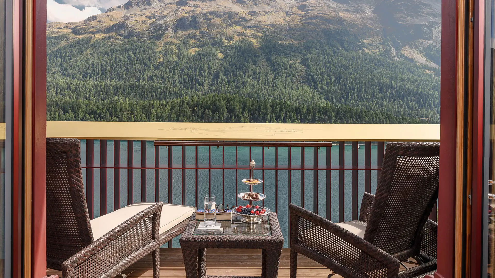 Badrutts Palace Suites Hitchcock Suite Balcony Summer