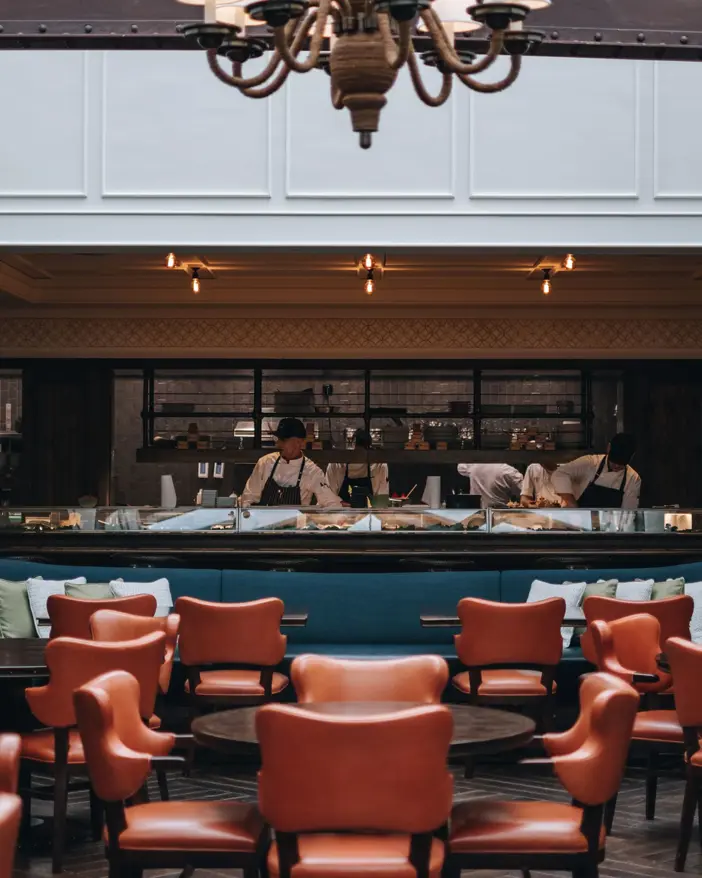 Badrutts Palace Food And Beverage Restaurants La Coupole Matsuhisa Interior