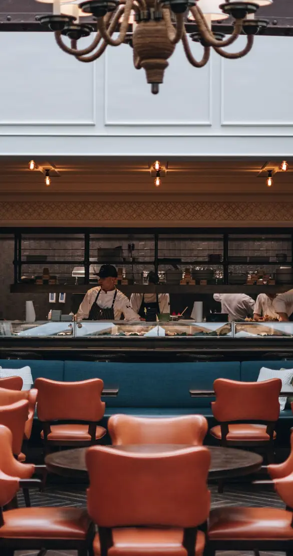 Badrutts Palace Food And Beverage Restaurants La Coupole Matsuhisa Interior