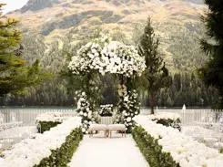 Badrutts Palace Tower Revue The Wedding Party Outdoor Decoration