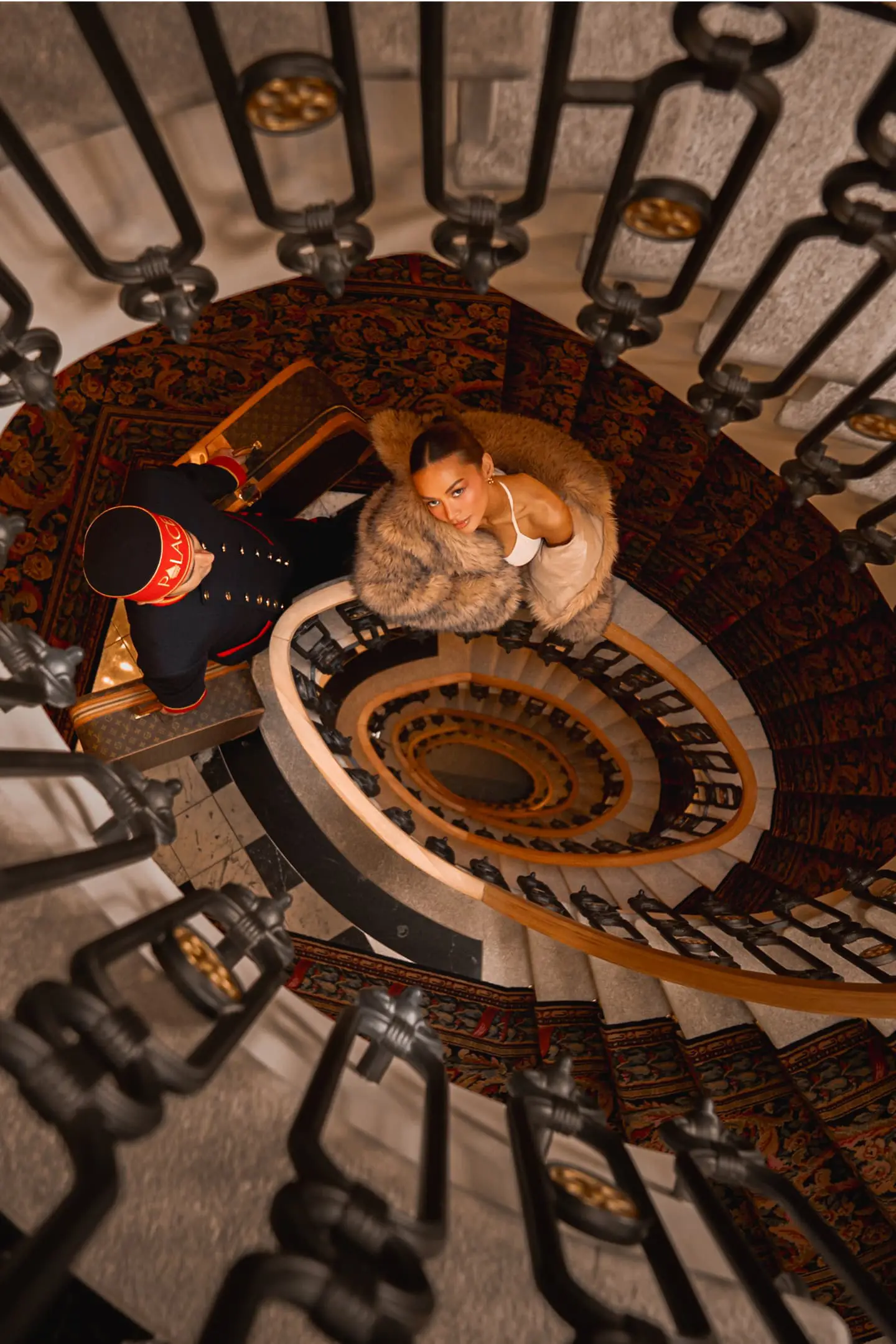 Badrutts Palace Gallery Building Hallway Bellboy Guest Stairs 034