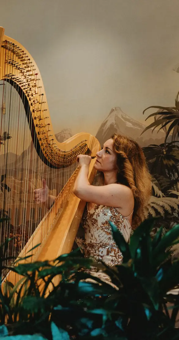 Badrutts Palace Food And Beverage Restaurants Le Restaurant Harp Music