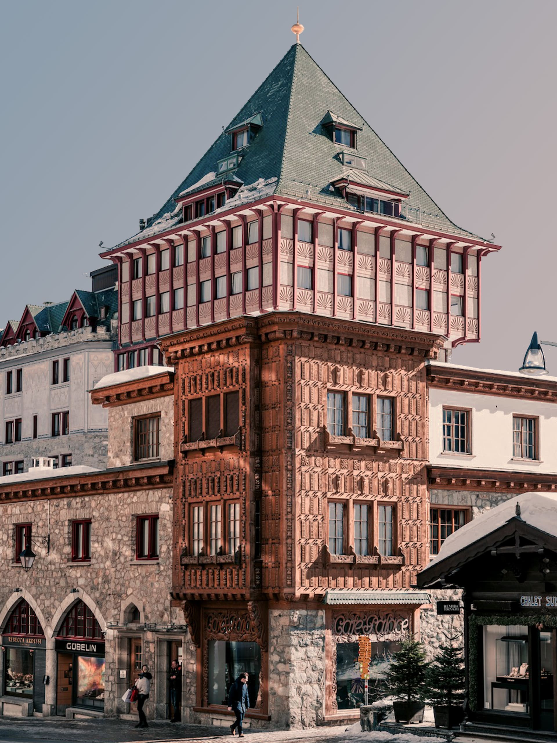 Badrutts Palace Suites Tower Penthouse Apartment Exterior