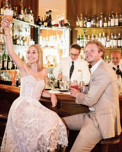 Badrutts Palace Tower Revue The Wedding Party Celine Hoes Hummel And Tijmen Hoes Renaissance Bar