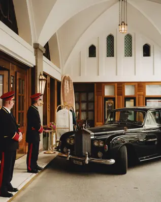 Badrutts Palace Tower Revue The Wedding Rolly Royce