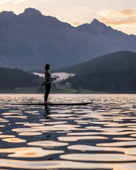Badrutts Palace Experiences Summer Water Activities Stand Up Paddling