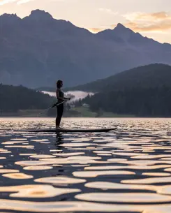 Badrutts Palace Experiences Summer Water Activities Stand Up Paddling