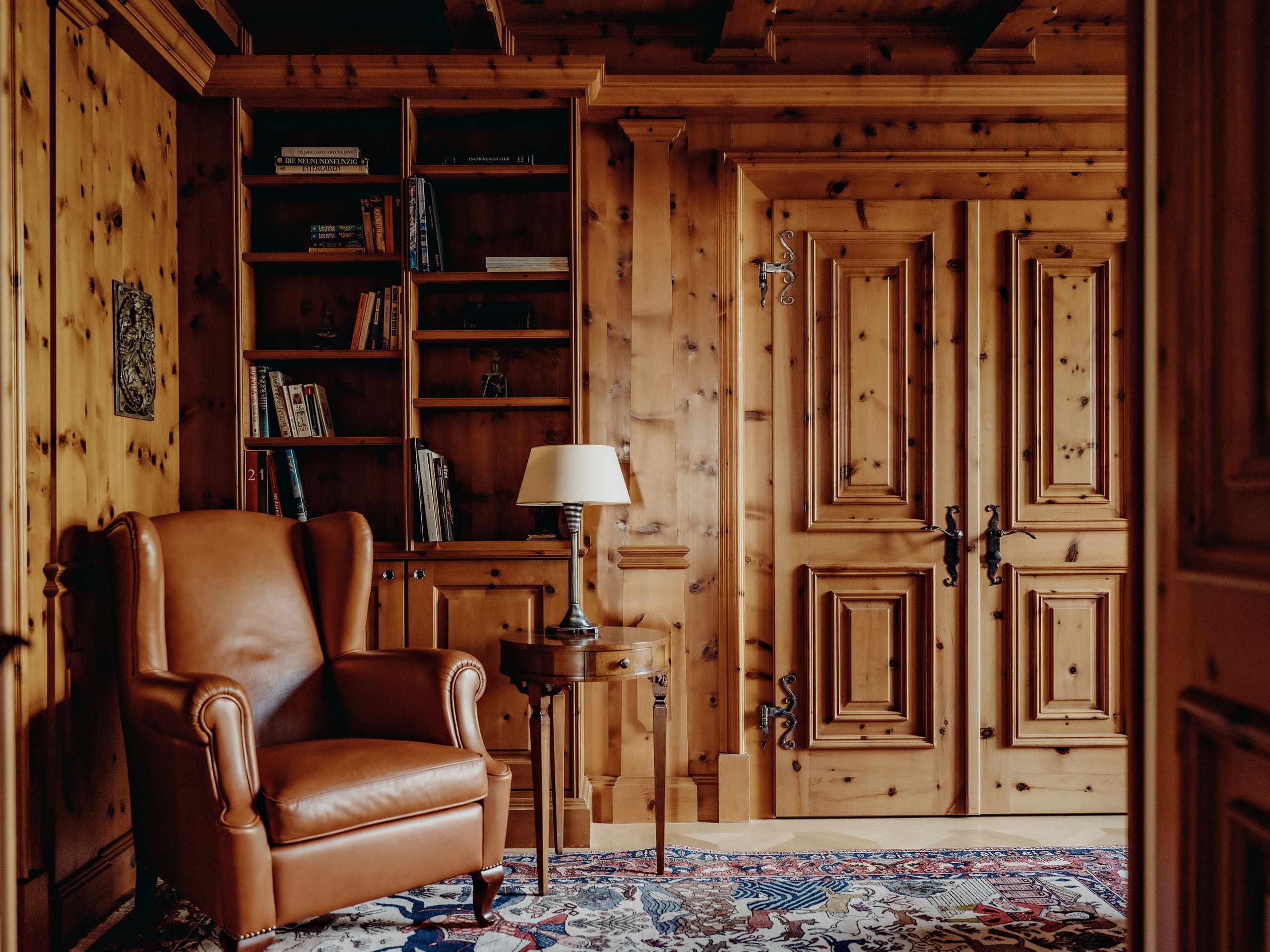Badrutts Palace Suites Hans Badrutts Suite Library
