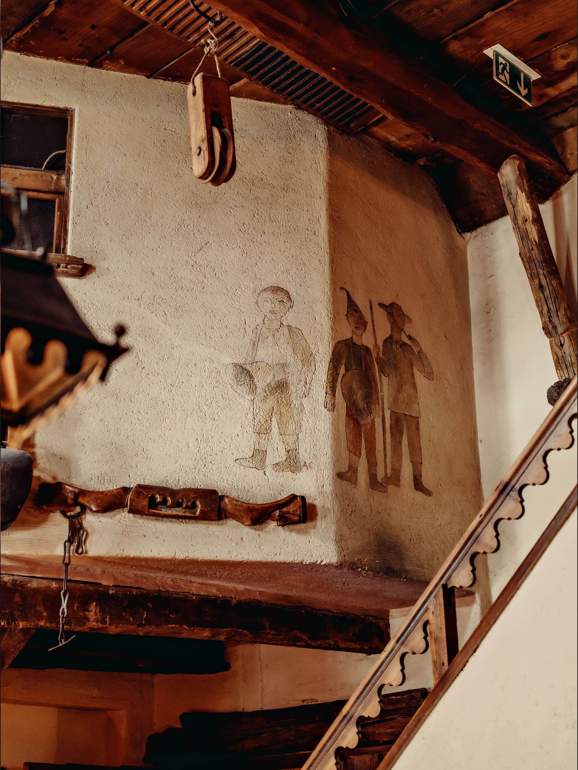 Badrutts Palace Food And Beverage Restaurants Chesa Veglia Pizzeria Heuboden Interior Venue Farmhouse