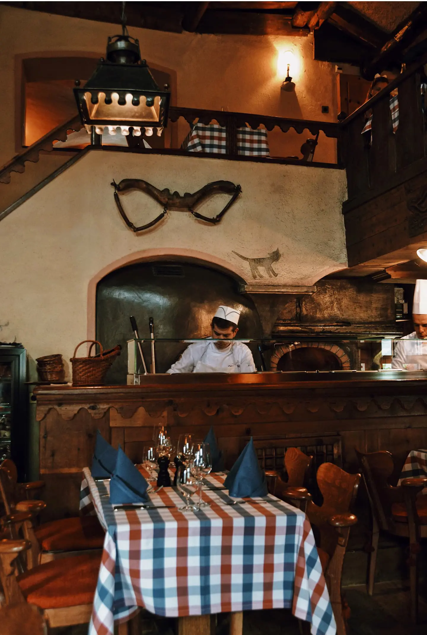 Badrutts Palace Gallery Restaurants Chesa Veglia Pizzeria Heuboden Interior Design 041