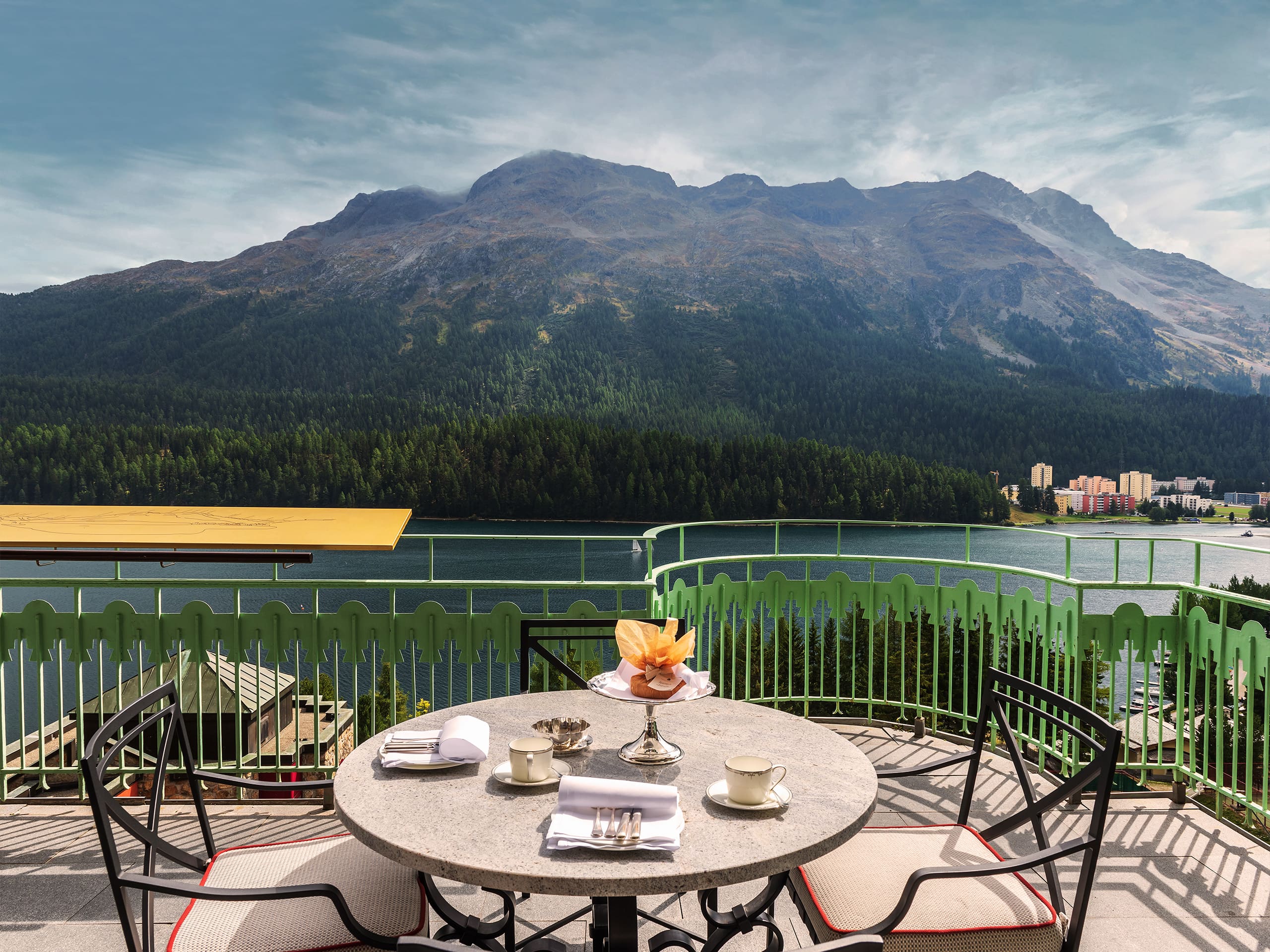 Badrutts Palace Suites Two Bedroom St Moritz Suite Balcony Lake View Summer