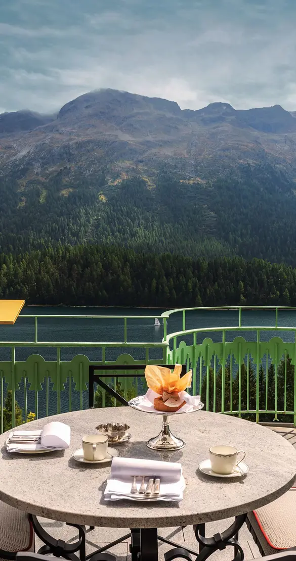 Badrutts Palace Suites Two Bedroom St Moritz Suite Balcony Lake View Summer