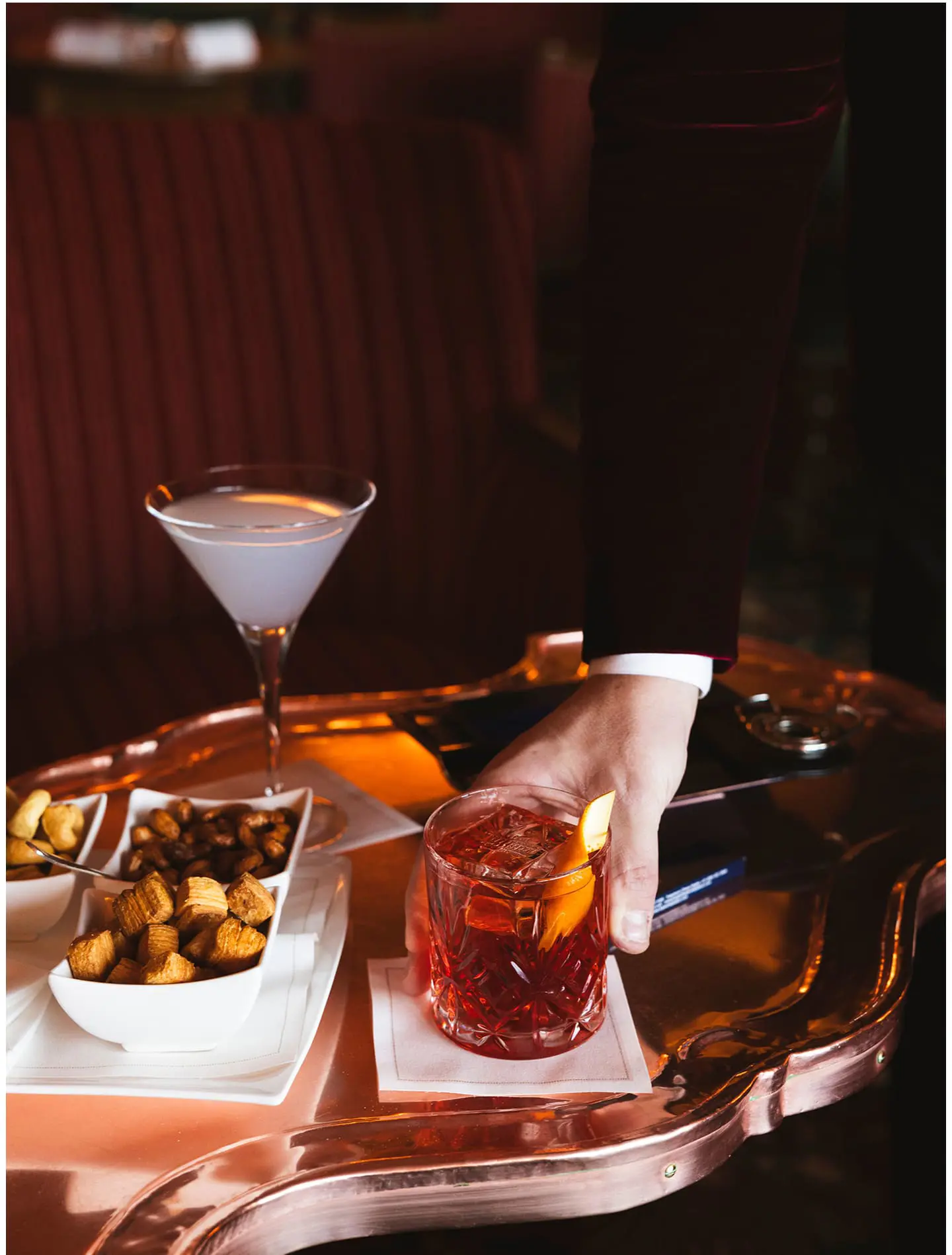 Badrutts Palace Gallery Renaissance Bar Cocktail Table 040