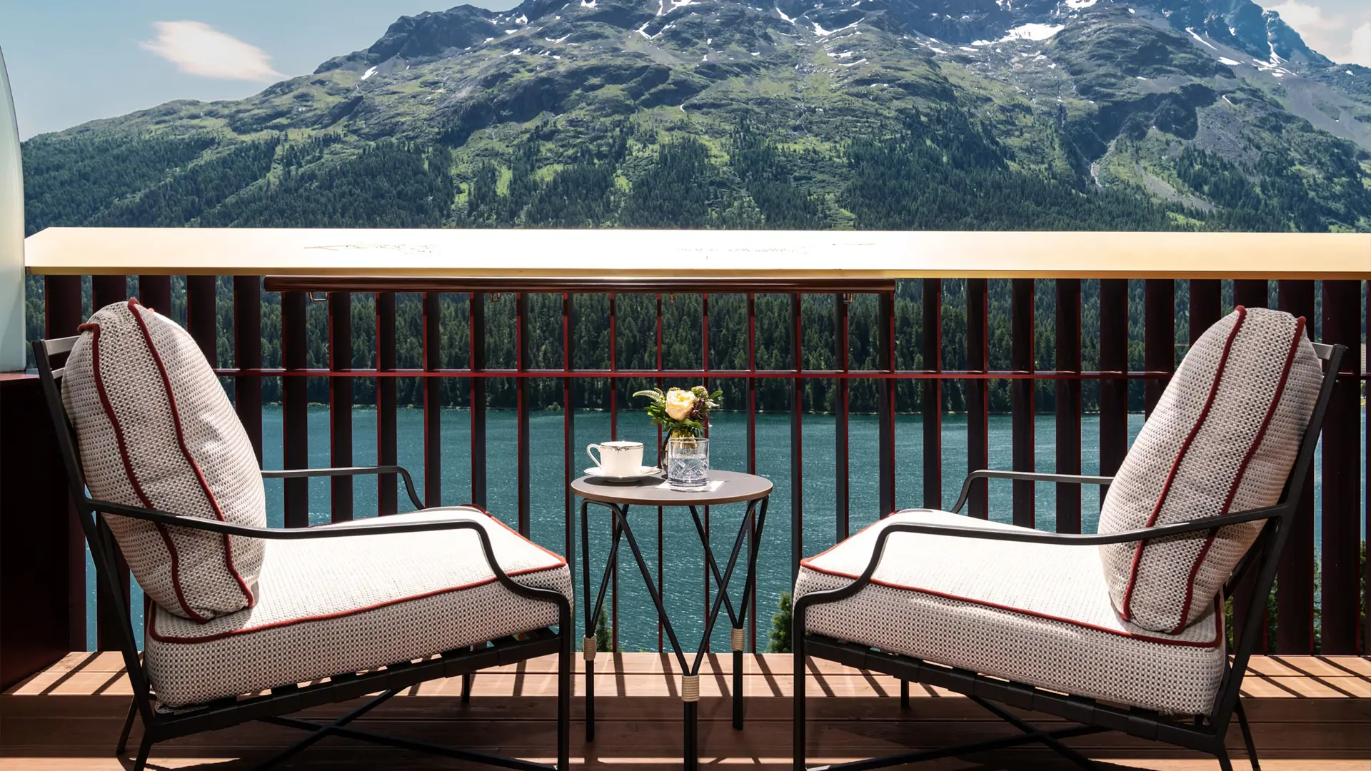 Badrutts Palace Rooms Signature Double Room Lake View With Balcony View Balcony Summer