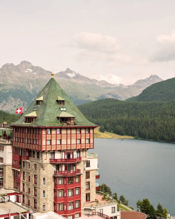 Badrutts Palace Suites Tower Penthouse Apartment Exterior Summer