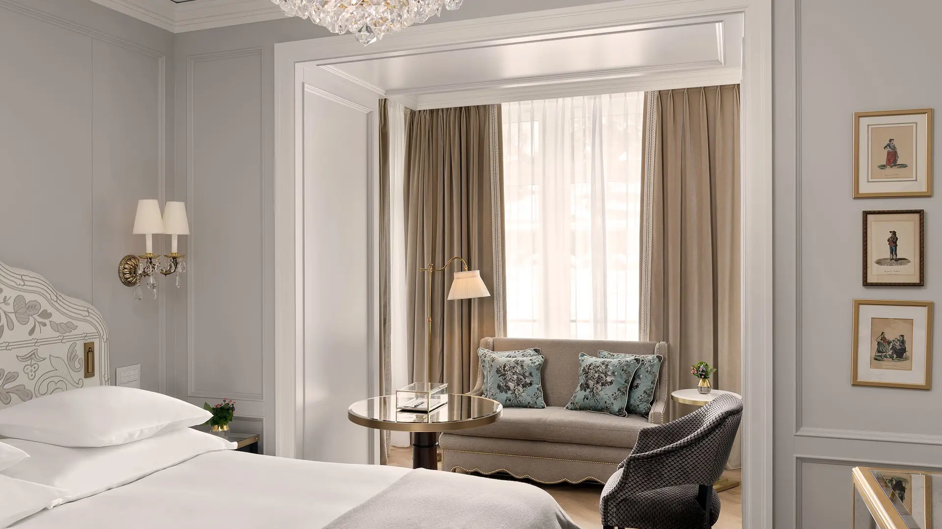 Badrutts Palace Rooms Deluxe Double Room Village Side Bedroom