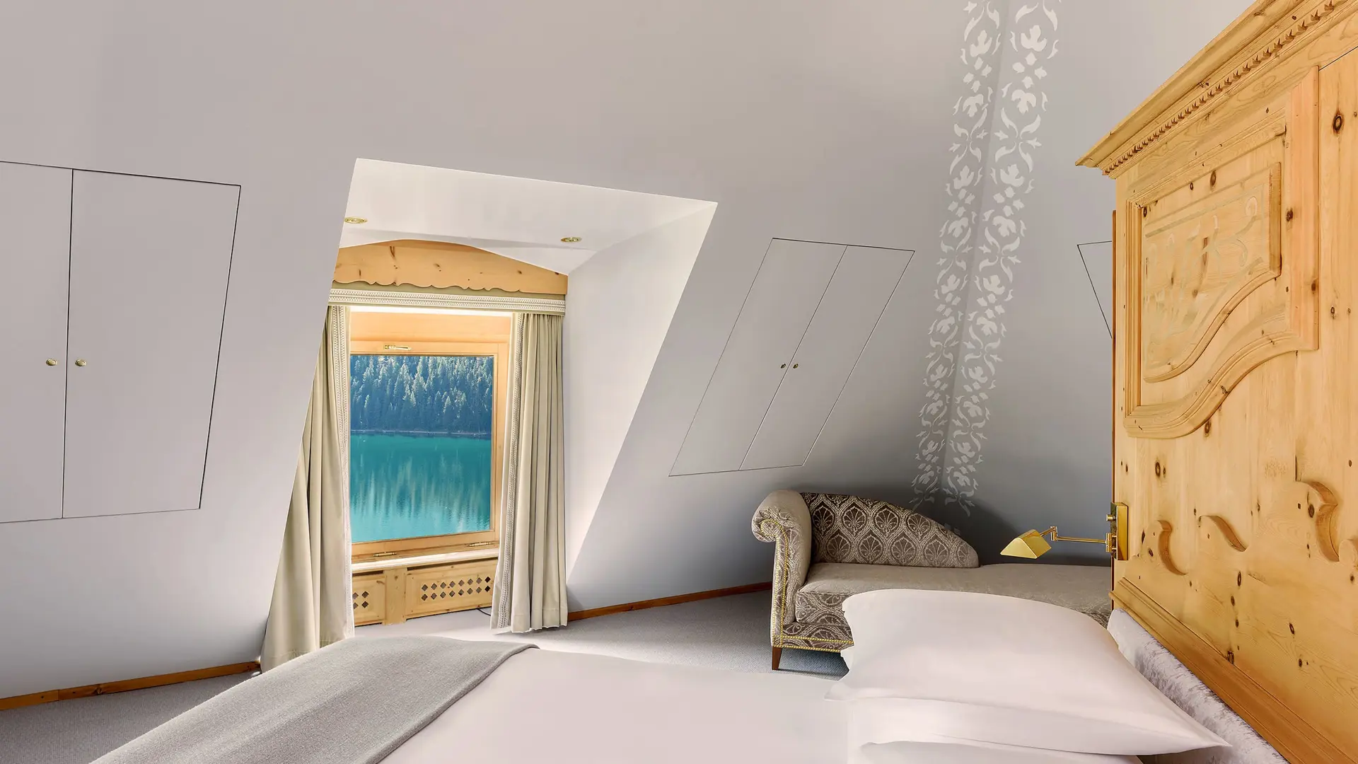 Badrutts Palace Suites Tower Penthouse Apartment Bedroom