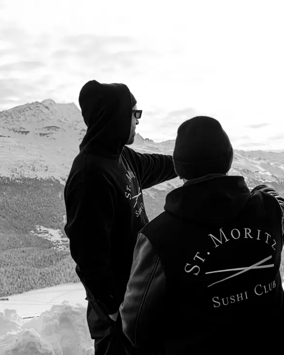 Badrutts Palace Tower Revue The Sushi Club Collaboration Nobu Matsuhisa And Chris Stamp Mountains