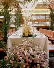 Badrutts Palace Tower Revue The Wedding Party Table Decoration 2