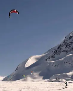 Badrutts Palace Experiences Winter Activities On Ice Snow Kiting