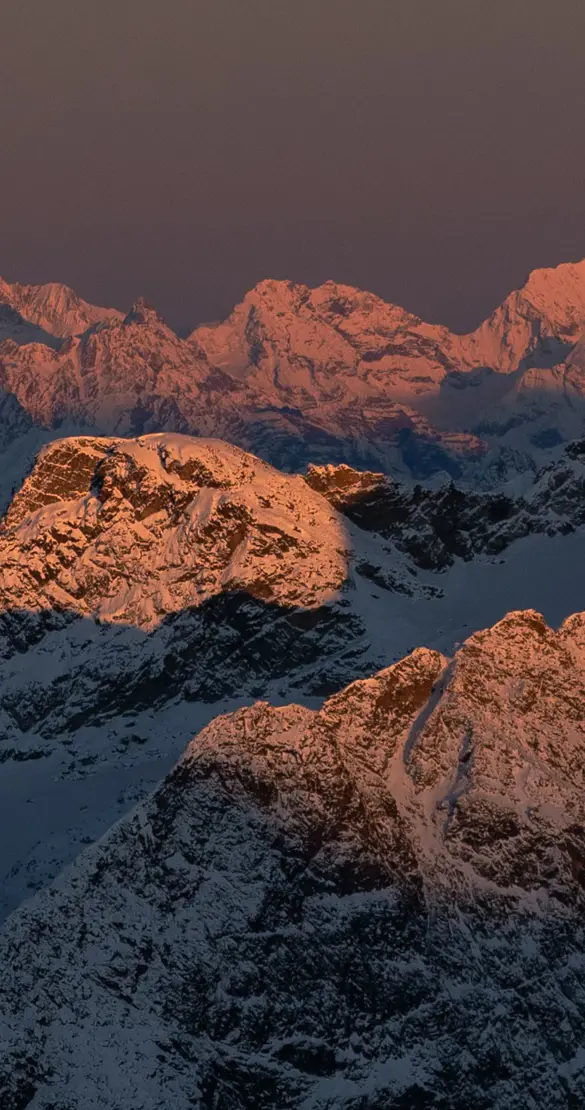 Badrutts Palace About Experience Landscape Mountains Winter Engadin