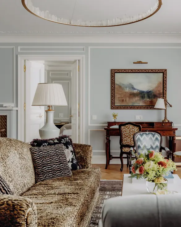 Badrutts Palace Suites St Moritz Living Room 2