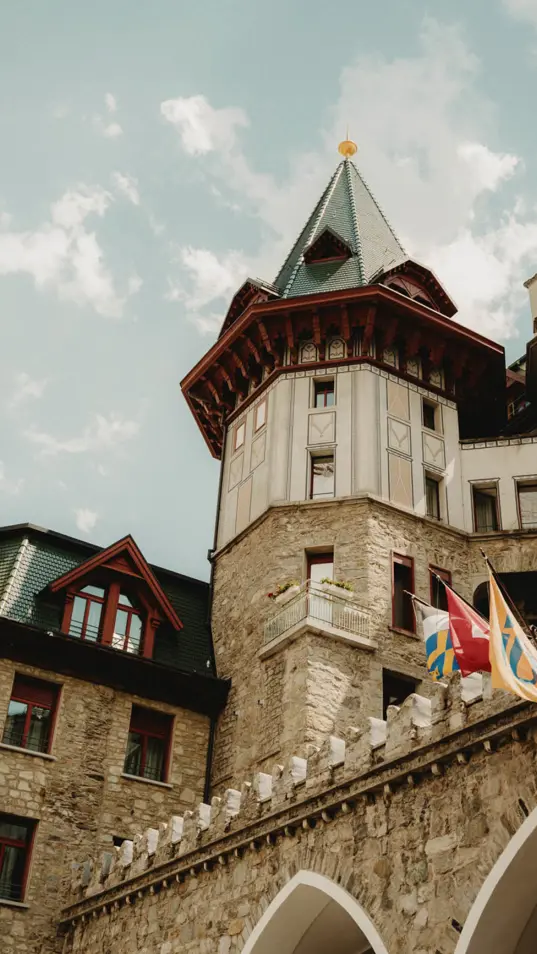 Badrutt's Palace Hotel Exterior Shot
