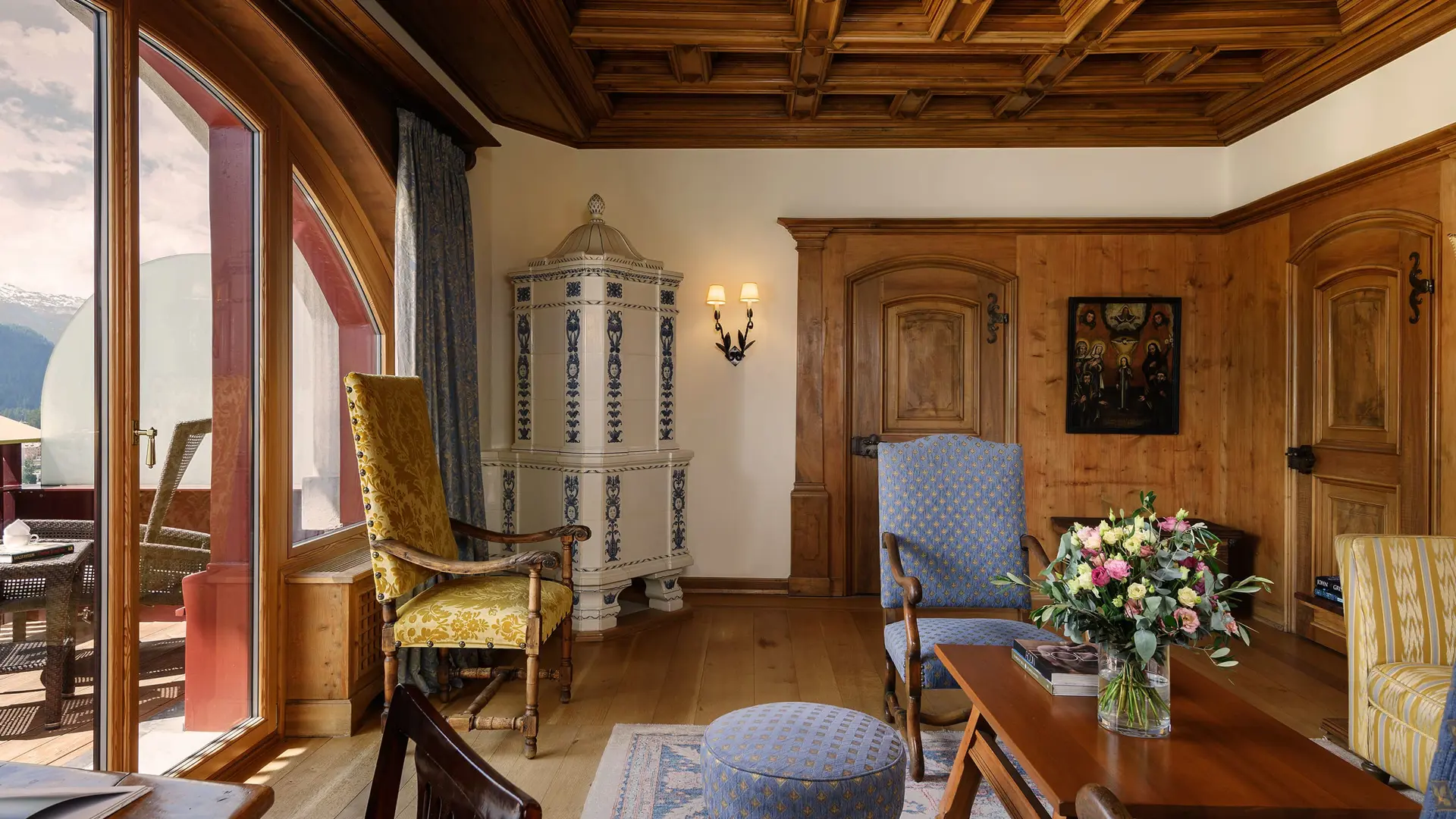 Badrutts Palace Suites Hitchcock Livingroom
