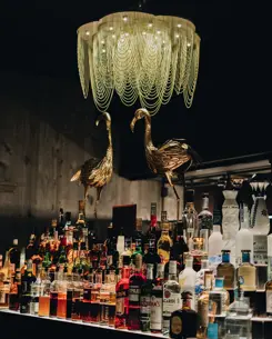 Badrutts Palace Food And Beverage Restaurants Clubs Bar Kings Social House Interior Bar Chandelier