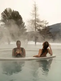 Badrutts Palace Palace Wellness Pools People Outdoor Winter