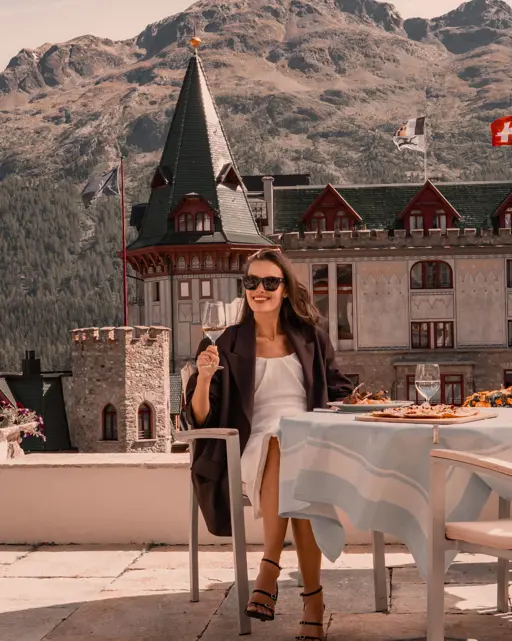 Badrutts Palace Food And Beverage Restaurants Chesa Veglia Patrizier Stuben Terrace Summer