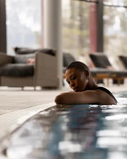 Badrutts Palace Palace Wellness Pools People Indoor Winter
