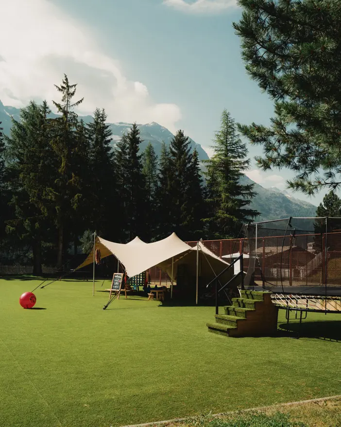 Badrutts Palace Experiences Pallazino Kidsclub Outdoor Area Summer