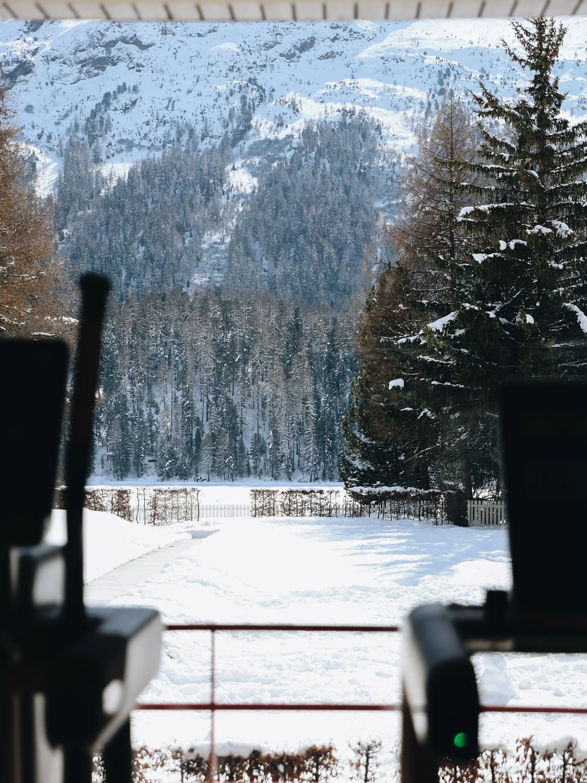 Badrutts Palace Palace Wellness Fitness Mountain View