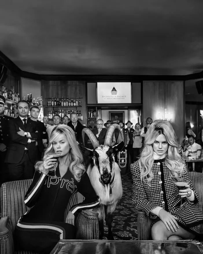 Badrutts Palace Tower Revue People And Stories The Bigger Picture David Yarrow The Goats Of St Moritz
