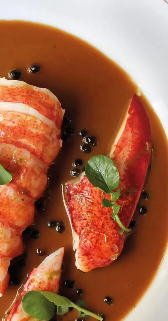 Badrutts Palace Tower Revue Jolie Genereux And Joyeux Lobster Food Dish