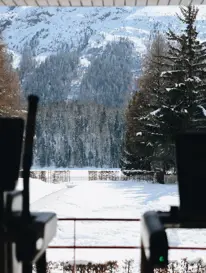 Badrutts Palace Palace Wellness Fitness Mountain View