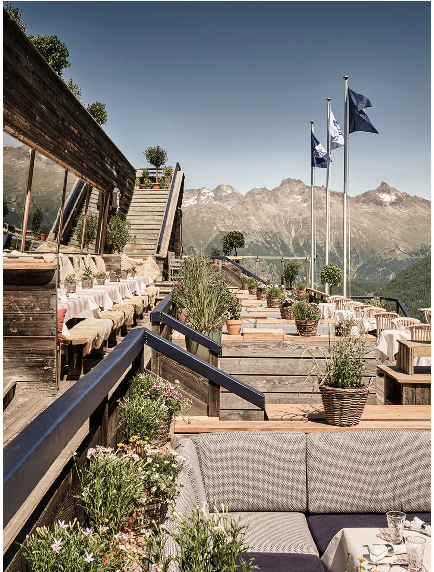 Badrutts Palace Gallery Restaurants Paradiso Mountain Club Summer Terrace 059 S