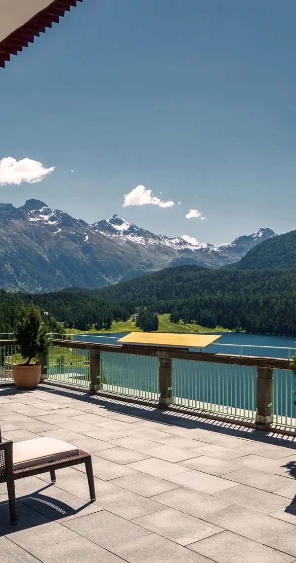 Badrutts Palace Suites Hans Badrutts Suite Terrace Lake View Summer