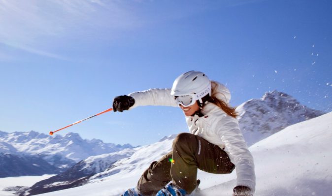 Skifahren in St. Moritz